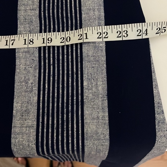 Paccini, YachtWear Conservative Blue Striped Dress,Excellent Condition,Size 14 - Picture 8 of 9